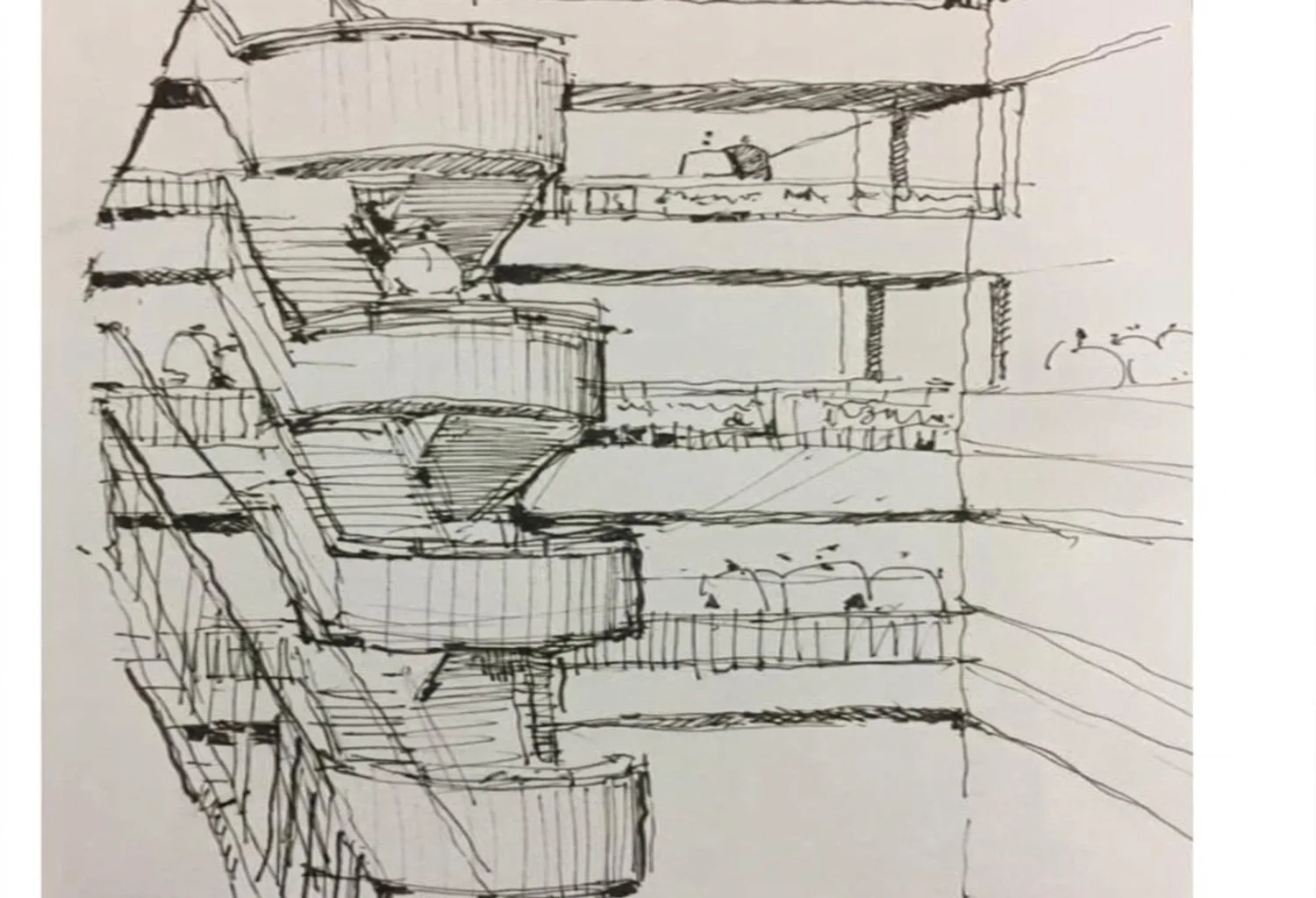 Study 17 — hand-drawn sketch